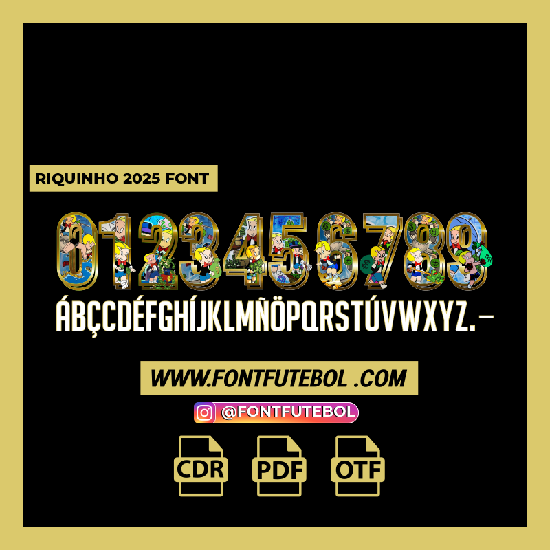 RIQUINHO 2025/2026 FONT CUSTOM