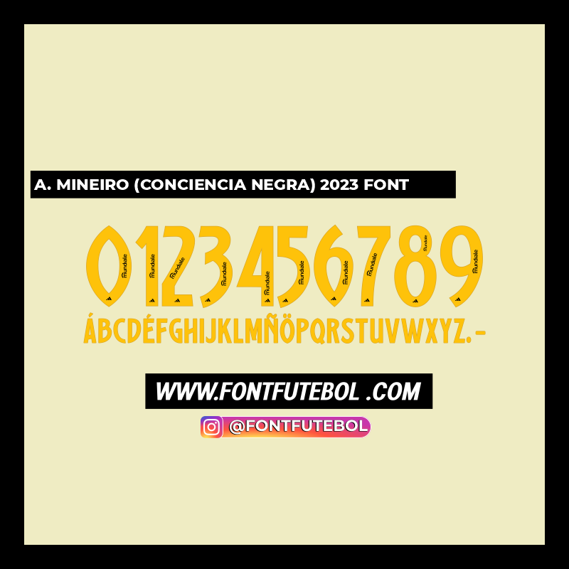 A. MINEIRO BLACK CONSCIOUSNESS 2024 FONT