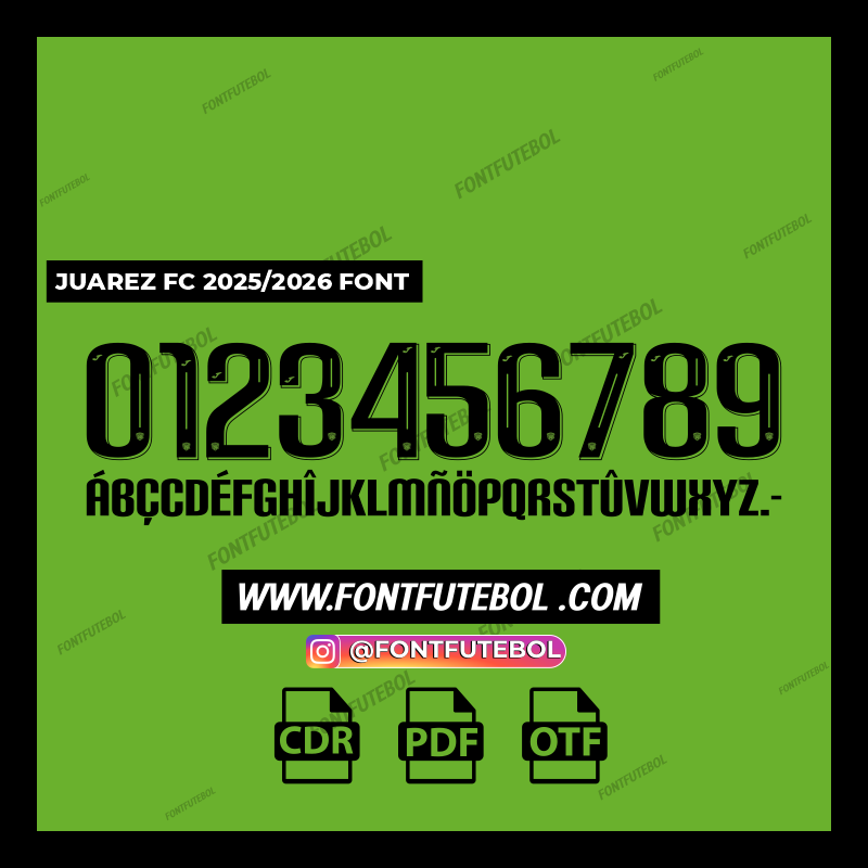 JUAREZ FC 2025/2026 FONT