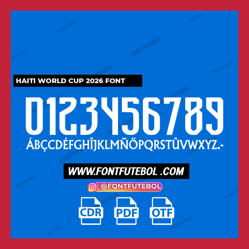 HAITI WORLD CUP 2025/2026 FONT