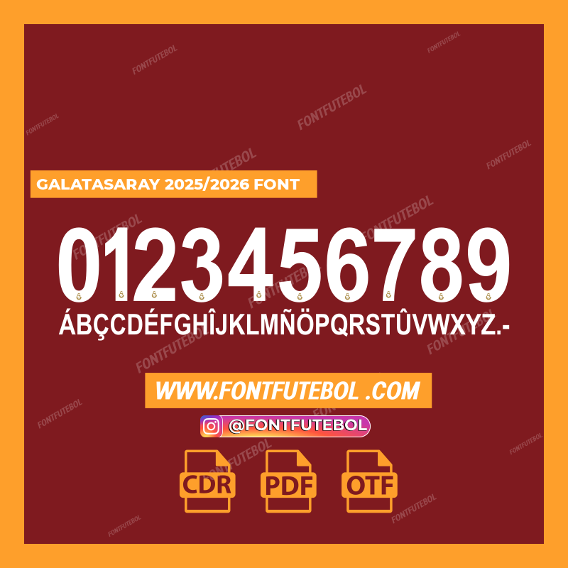 GALATASARAY 2025/2026 FONT