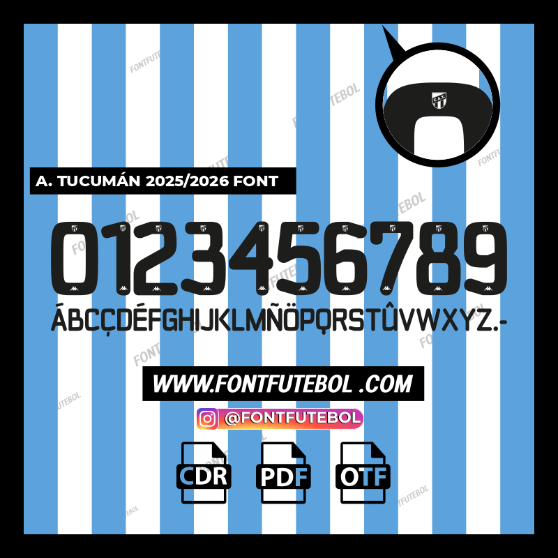 ATLÉTICO TUCUMÁN 2025/2026 FONT