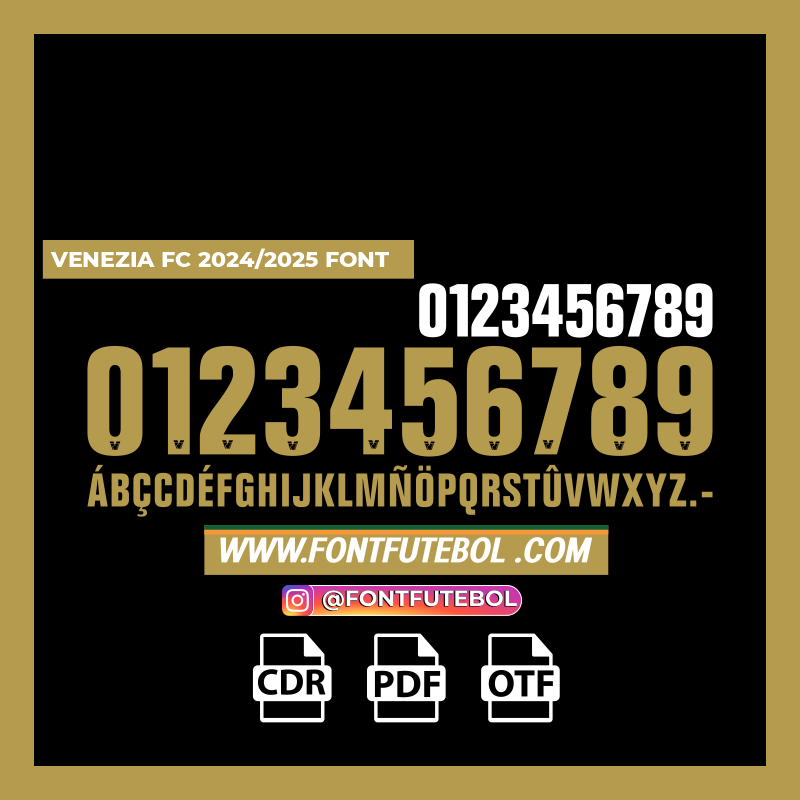 VENEZIA FC 2024 FONT