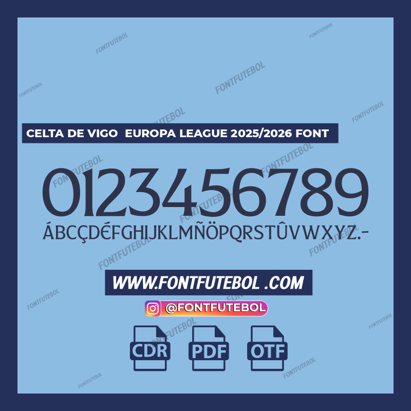 CELTA DE VIGO EUROPA LEAGUE 2025/2026 FONT