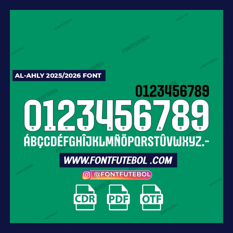 AL-AHLY 2025/2026 FONT