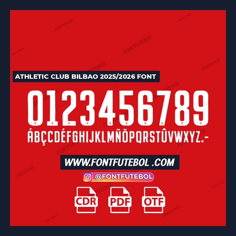 ATHLETIC CLUB BILBAO 2025/2026 FONT