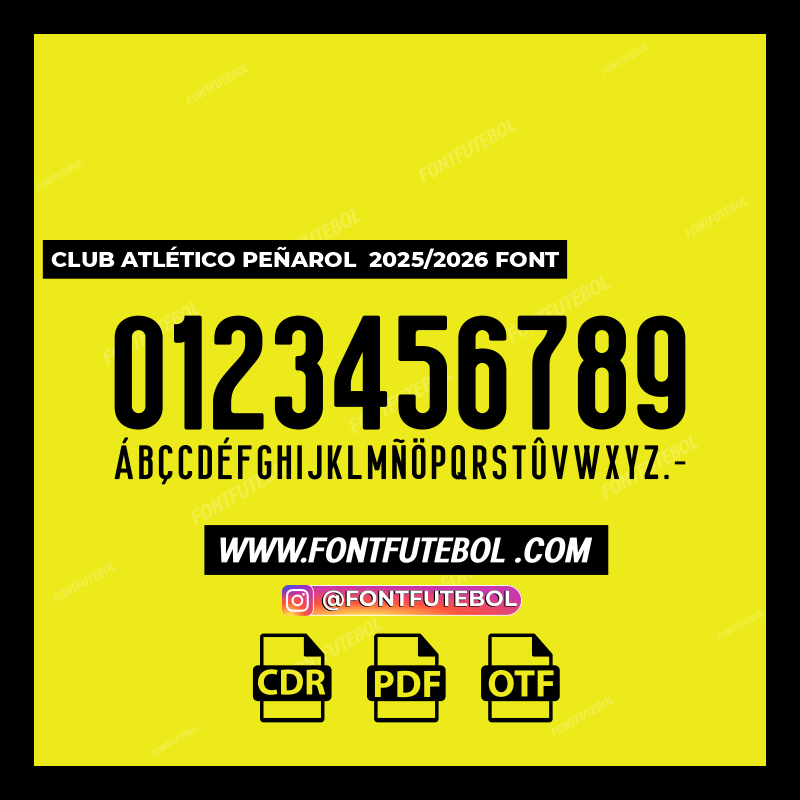 CLUB ATLÉTICO PEÑAROL 2025/2026 FONT