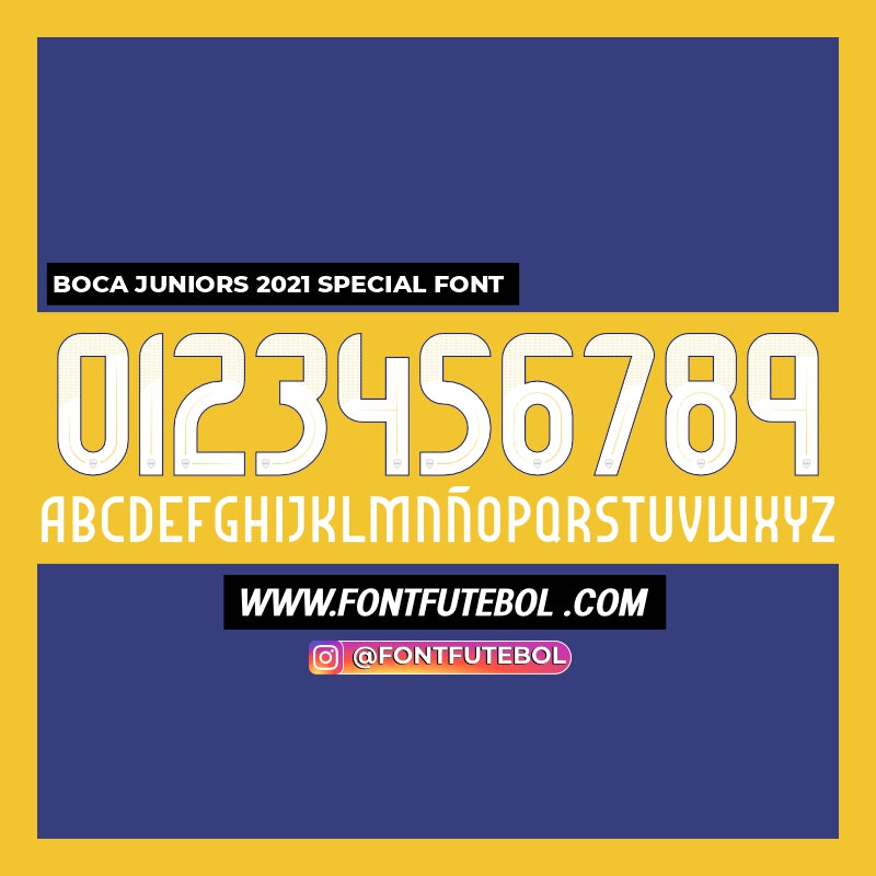 BOCA JUNIORS 2024-2025 FONT