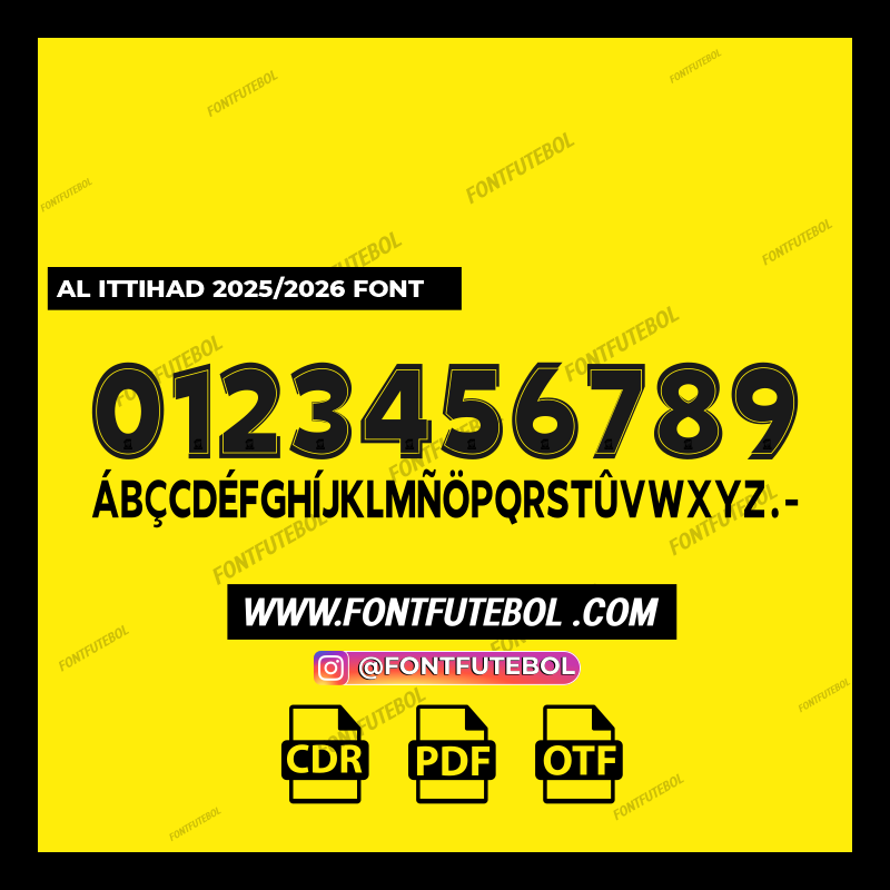 AL ITTIHAD 2025/2026 FONT