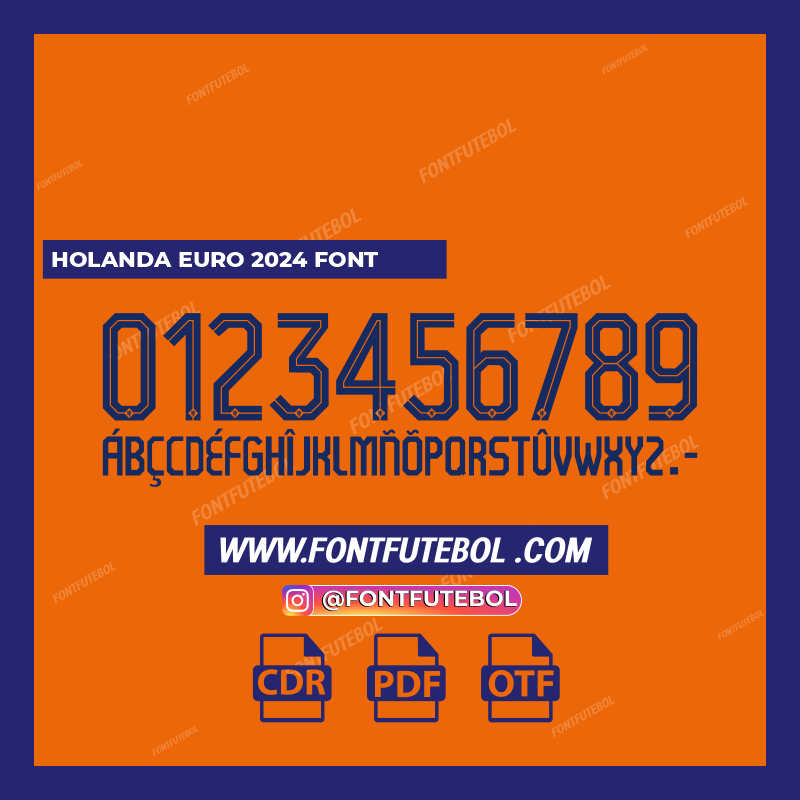 HOLANDA EURO 2024 FONT