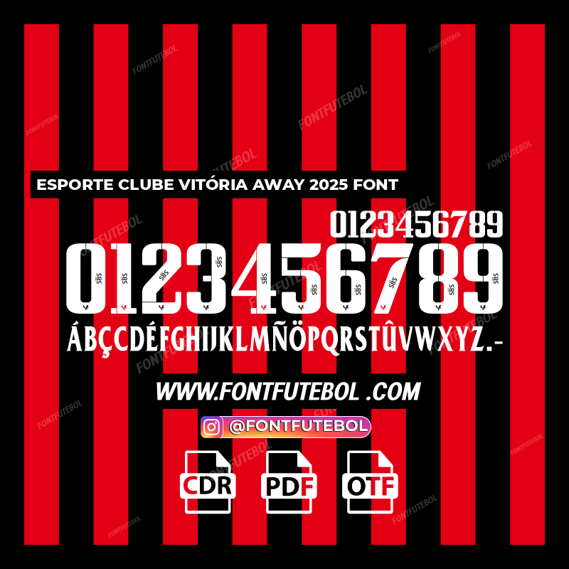 SPORTS CLUB VITÓRIA AWAY 2025 FONT
