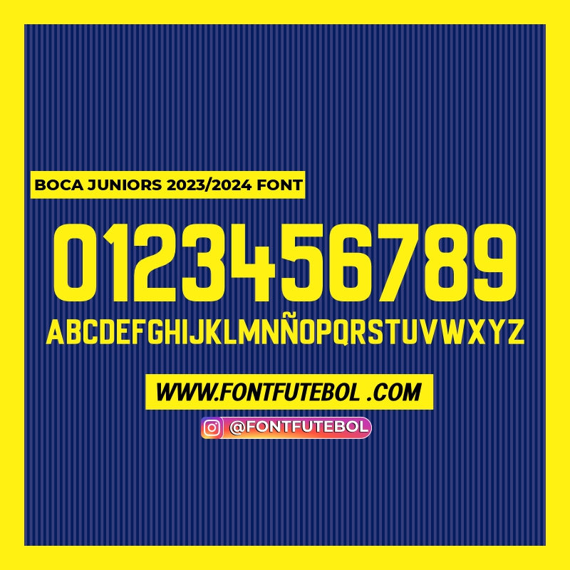 BOCA JUNIORS 2023/2024 FONT