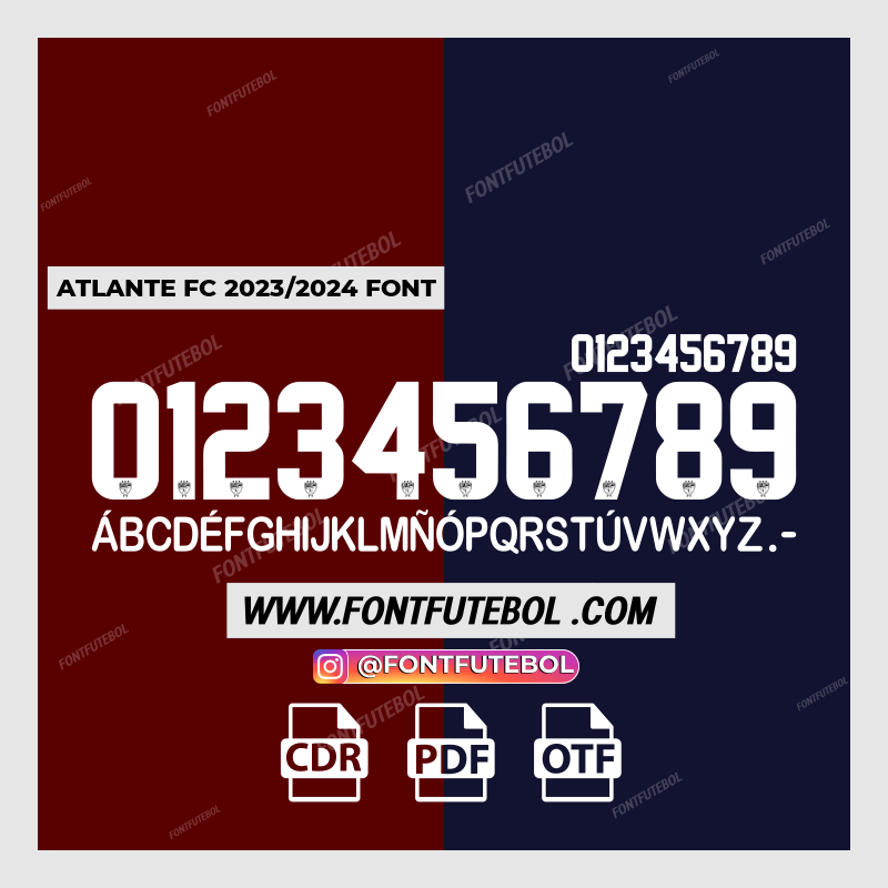 ATLANTE FC 2023/2024 FONT