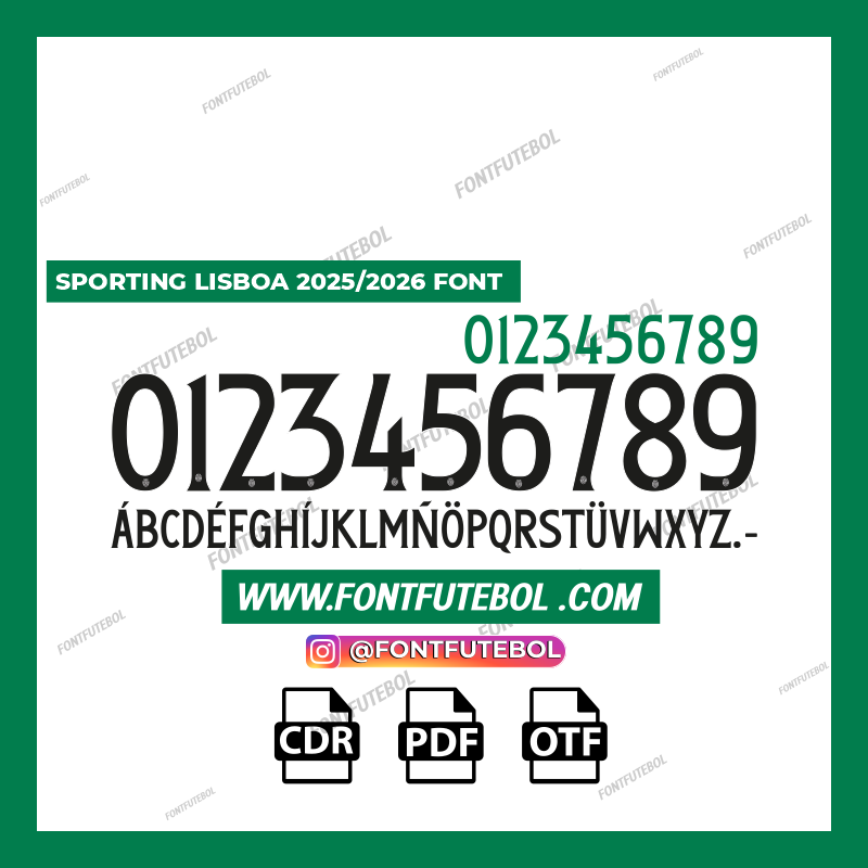 SPORTING LISBON 2025/2026 FONT