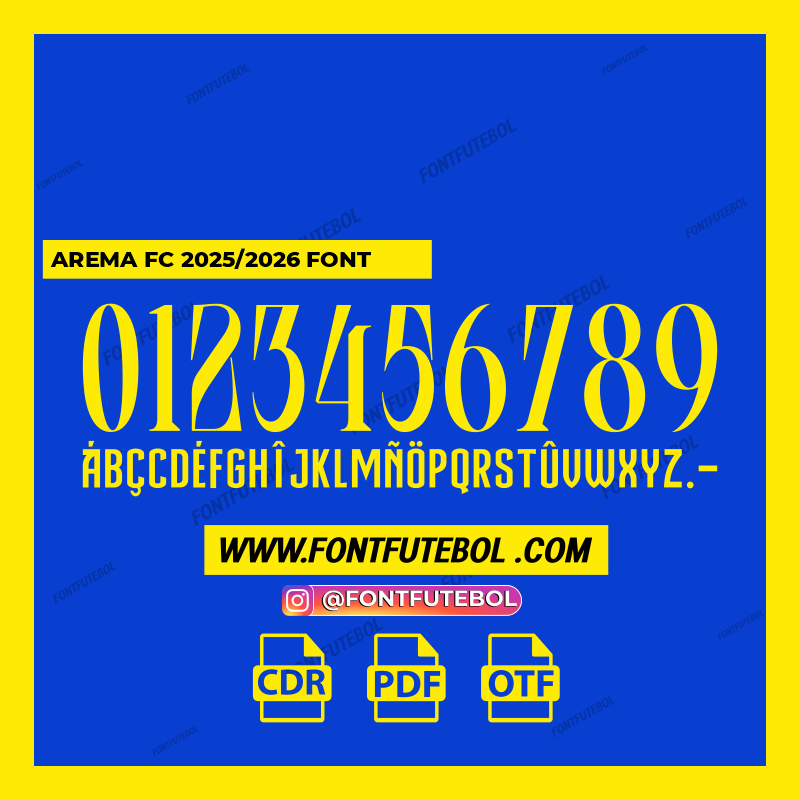 AREMA FC 2025/2026 FONT