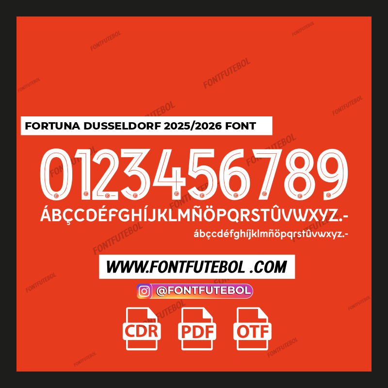 FORTUNA DUSSELDORF 2025/2026 FONT