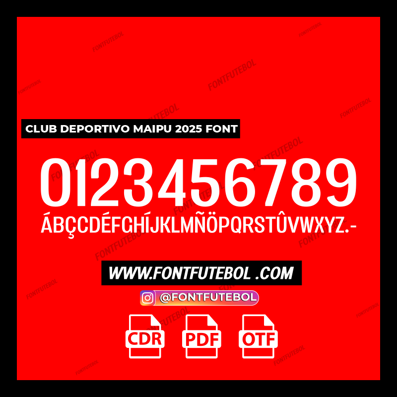 CLUB DEPORTIVO MAIPU 2025/2026 FONT