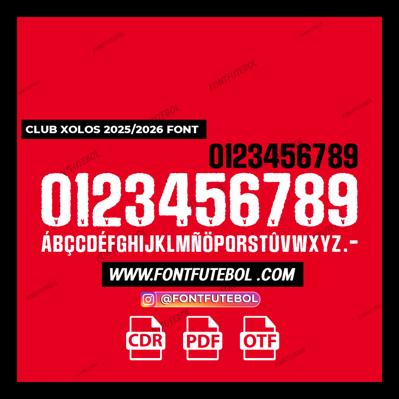 CLUB XOLOS 2025/2026 FONT