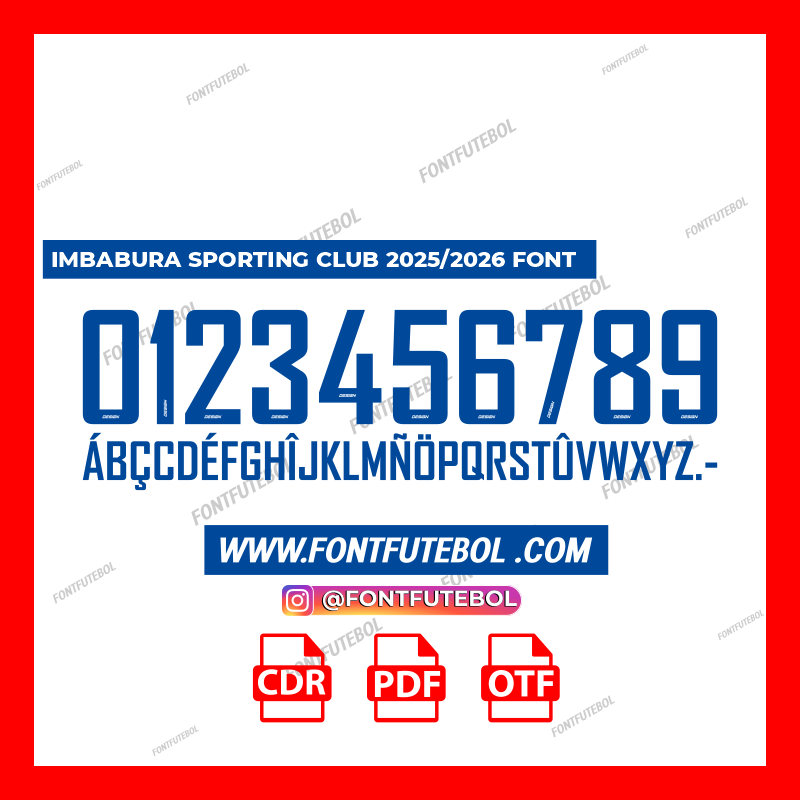 IMBABURA SPORTING CLUB 2025/2026 FONT