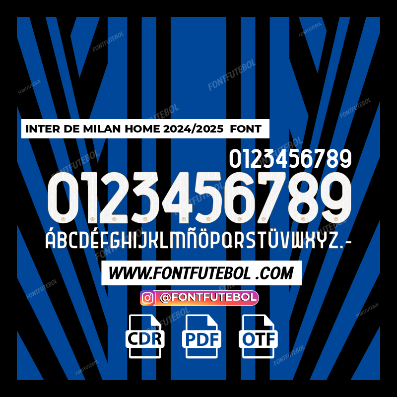 INTER MILAN 2024/2025 FONT