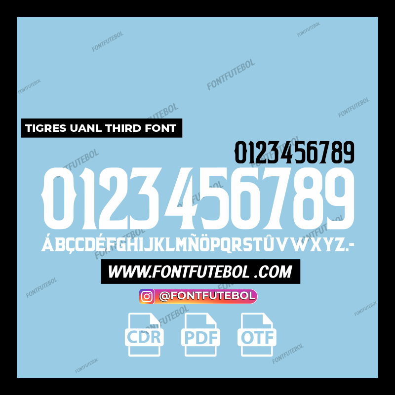 TIGRES UANL THIRD 2025/2026 FONT