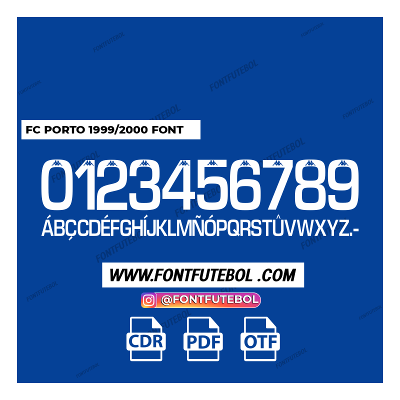 PORTO FC 1999/2000 FONT
