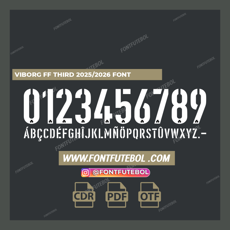 VIBORG FF THIRD 2025/2026 FONT