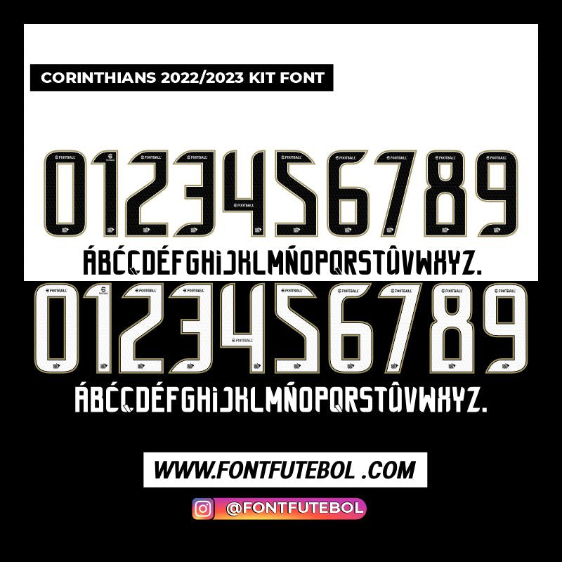 CORINTHIANS 2022/2023 SEMIFINAL FONT KIT