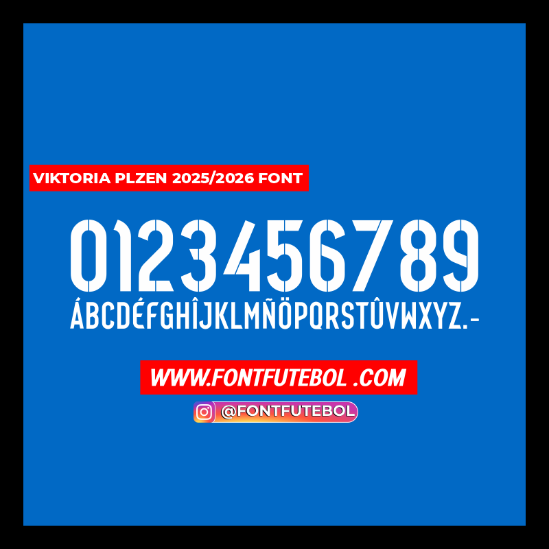 VIKTORIA PLZEN 2025/2026 FONT