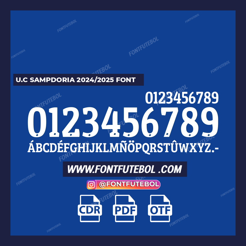 SAMPDORIA 2024/2025 FONT