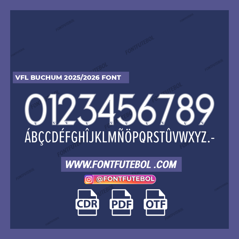 VFL BUCHUM 2025/2026 FONT