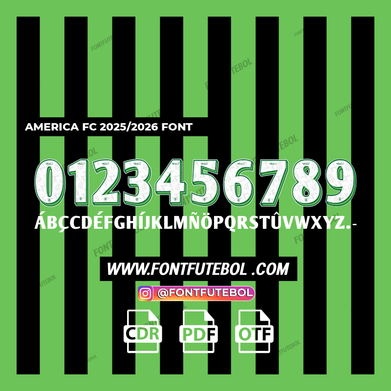 AMERICA FC 2025/2026 FONT