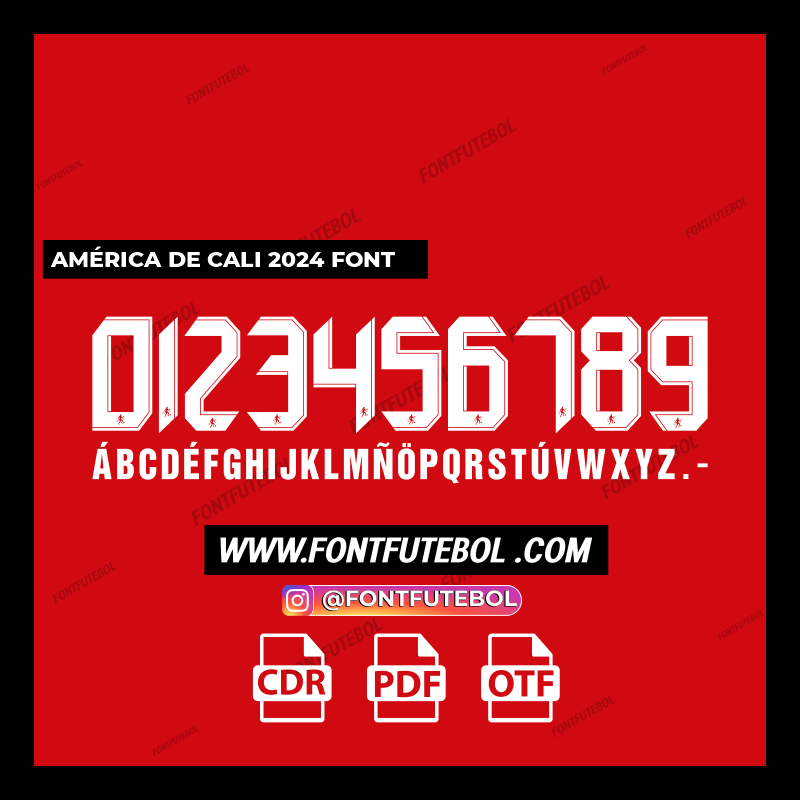 AMERICA DE CALI 2024 FONT