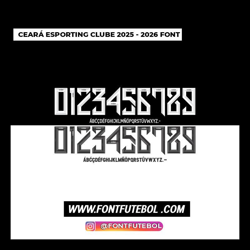 CEARÁ ESPORTING CLUBE 2025 - 2026 FONT