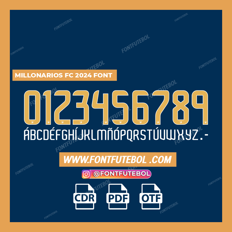 MILLONARIOS FC 2024 FONT