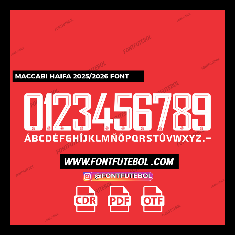 MACCABI HAIFA FC 2025/2026 FONT