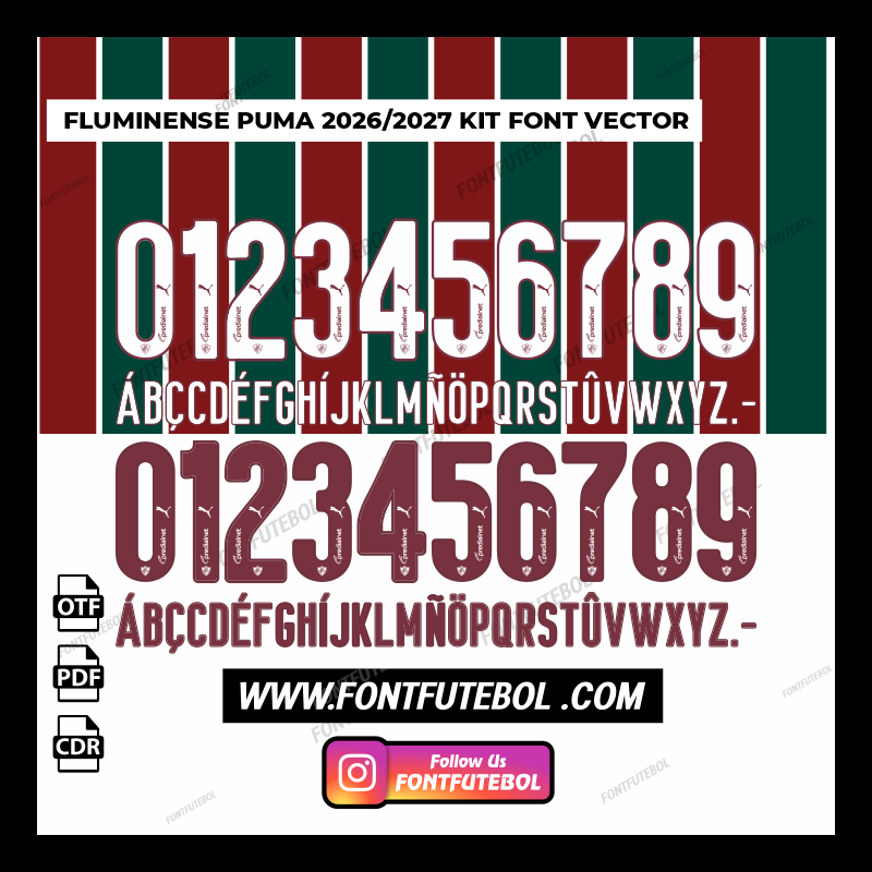FLUMINESE 2026/2027 KIT FONT VECTOR