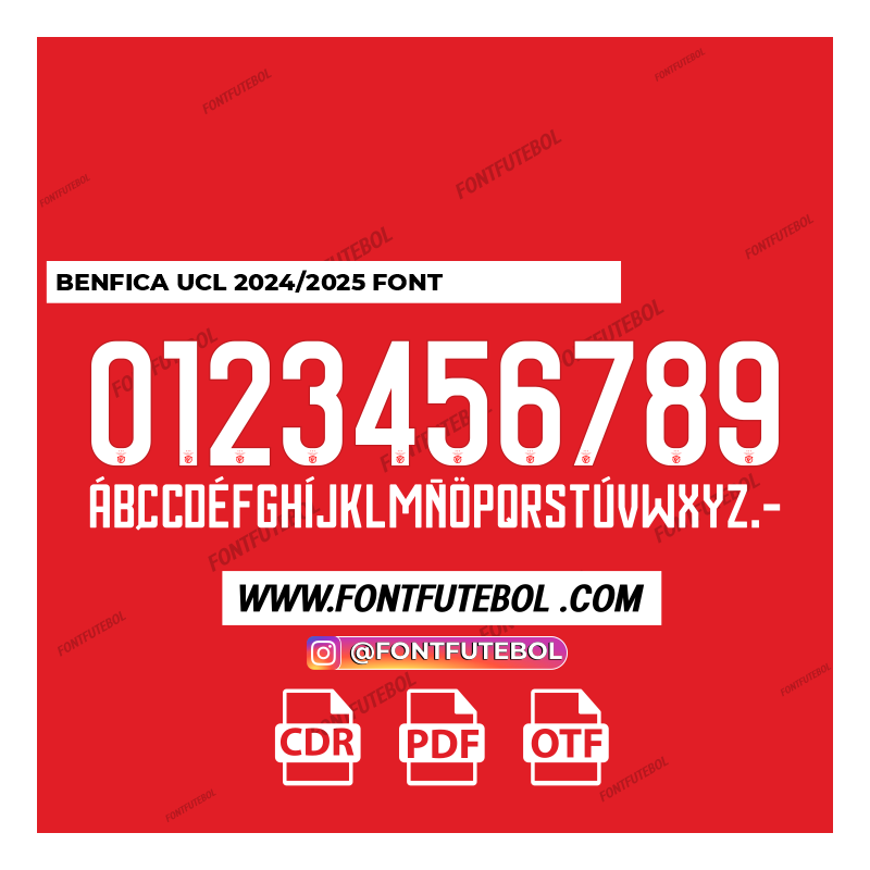 BENFICA UCL 2024/2025 FONT