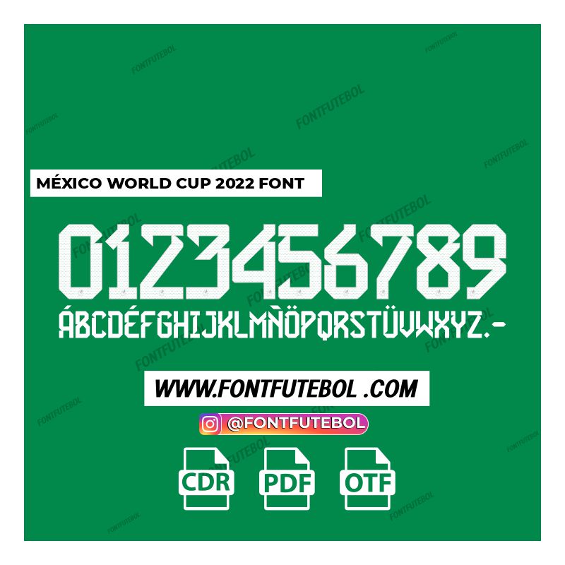 MÉXICO WORLD CUP 2022 FONT