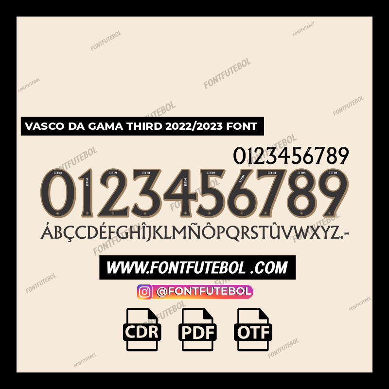 VASCO DA GAMA THIRD 2022/2023 FONT