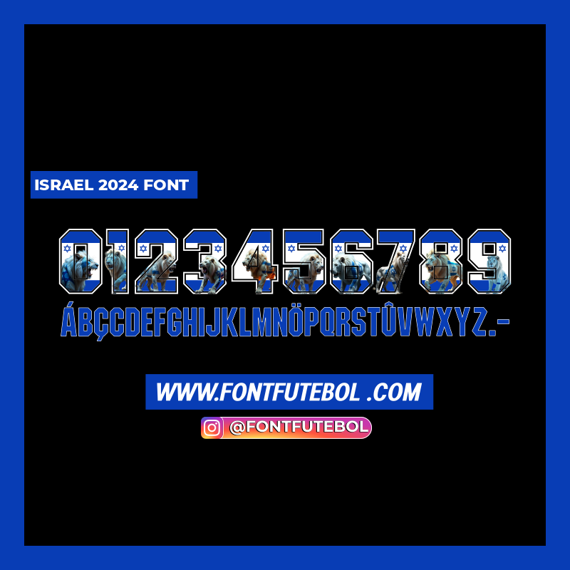 ISRAEL 2025 FONT