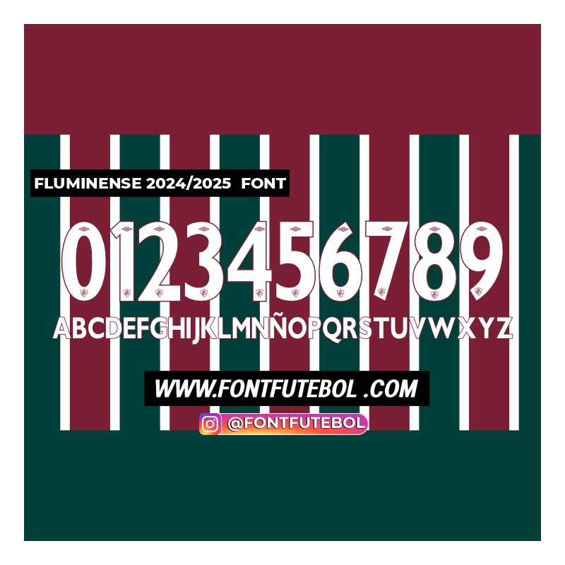 FLUMINENSE 2024/2025 FONT