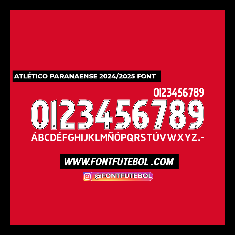 ATLÉTICO PARANAENSE 2024/2025 FONT