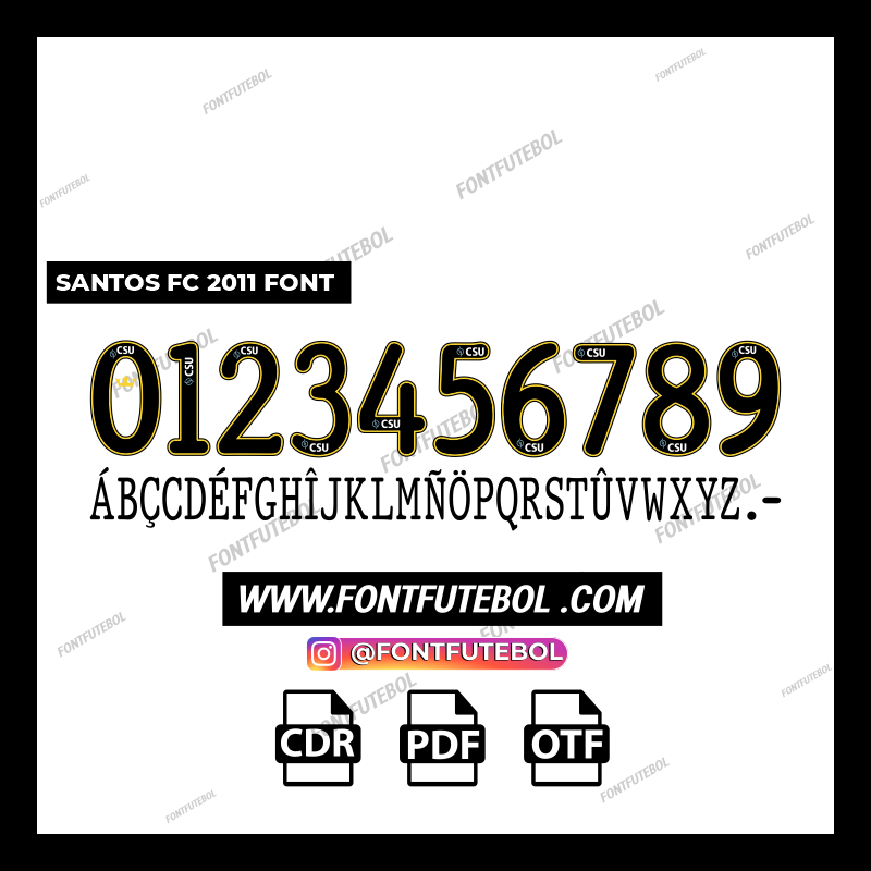 SANTOS FC 2011 FONT