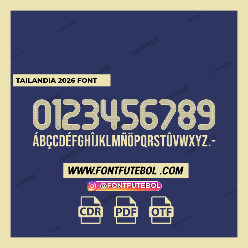 TAILANDIA 2026 FONT