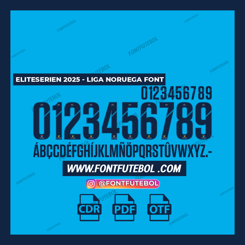 ELITESERIEN - LIGA DE NORUEGA 2025 FONT