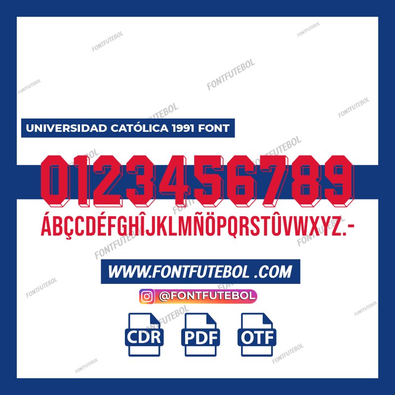 UNIVERSIDAD CATÓLICA 1991 FONT
