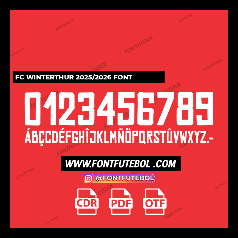 FC WINTERTHUR 2025/2026 FONT