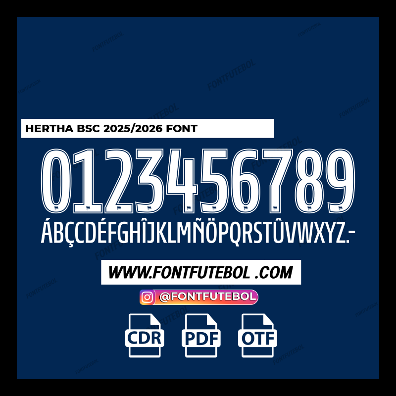 HERTHA BSC 2025/2026 FONT