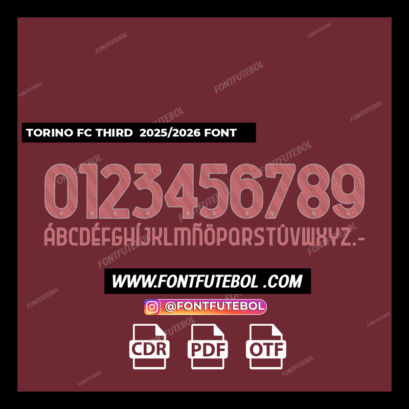 TORINO FC THIRD 2025/2026 FONT
